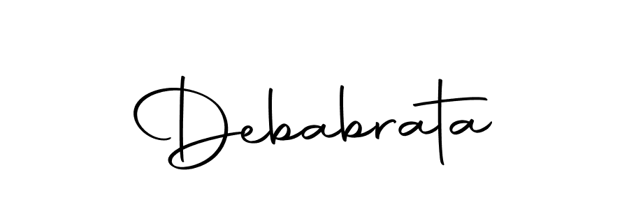 Use a signature maker to create a handwritten signature online. With this signature software, you can design (Autography-DOLnW) your own signature for name Debabrata. Debabrata signature style 10 images and pictures png