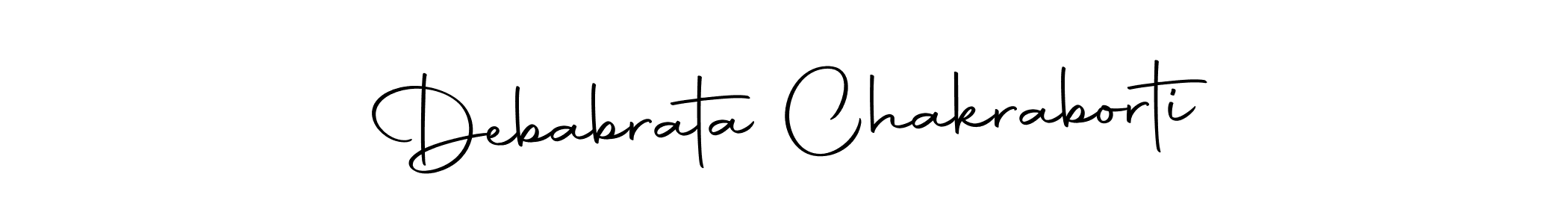 Make a beautiful signature design for name Debabrata Chakraborti. With this signature (Autography-DOLnW) style, you can create a handwritten signature for free. Debabrata Chakraborti signature style 10 images and pictures png