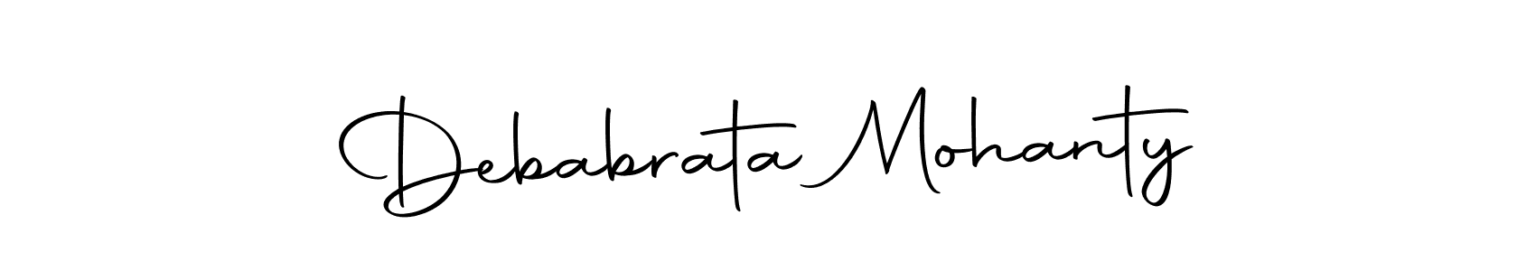 Design your own signature with our free online signature maker. With this signature software, you can create a handwritten (Autography-DOLnW) signature for name Debabrata Mohanty. Debabrata Mohanty signature style 10 images and pictures png