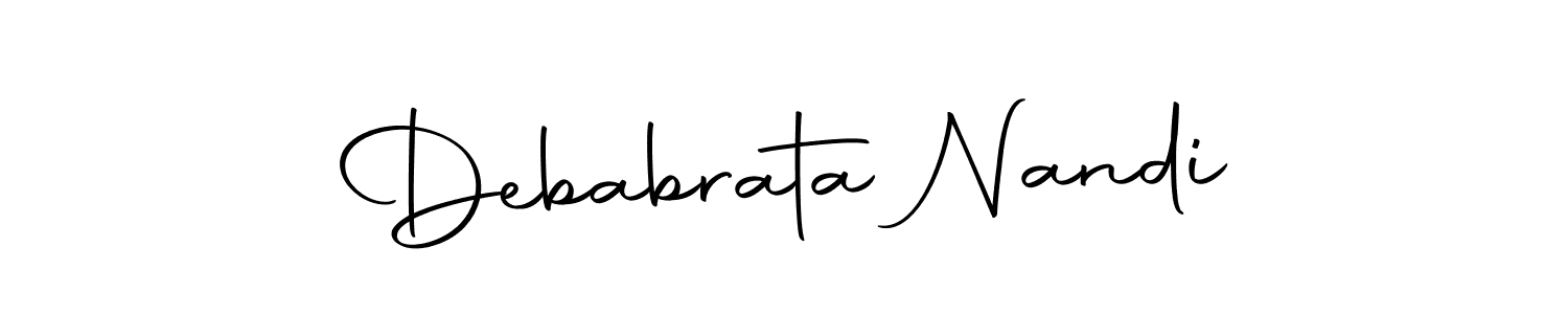 Design your own signature with our free online signature maker. With this signature software, you can create a handwritten (Autography-DOLnW) signature for name Debabrata Nandi. Debabrata Nandi signature style 10 images and pictures png