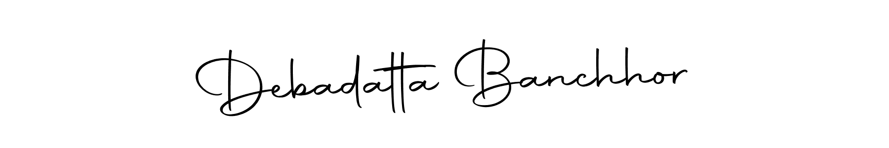 Create a beautiful signature design for name Debadatta Banchhor. With this signature (Autography-DOLnW) fonts, you can make a handwritten signature for free. Debadatta Banchhor signature style 10 images and pictures png