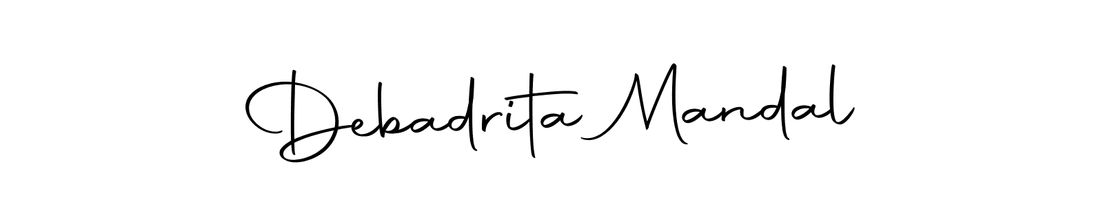 Make a short Debadrita Mandal signature style. Manage your documents anywhere anytime using Autography-DOLnW. Create and add eSignatures, submit forms, share and send files easily. Debadrita Mandal signature style 10 images and pictures png