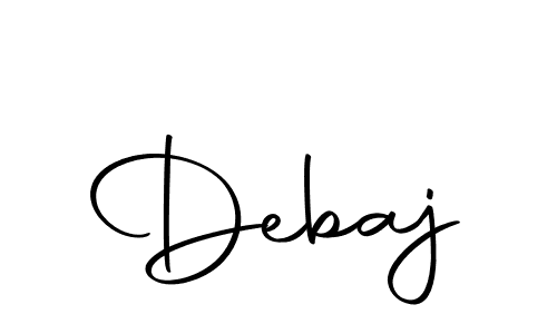 Debaj stylish signature style. Best Handwritten Sign (Autography-DOLnW) for my name. Handwritten Signature Collection Ideas for my name Debaj. Debaj signature style 10 images and pictures png