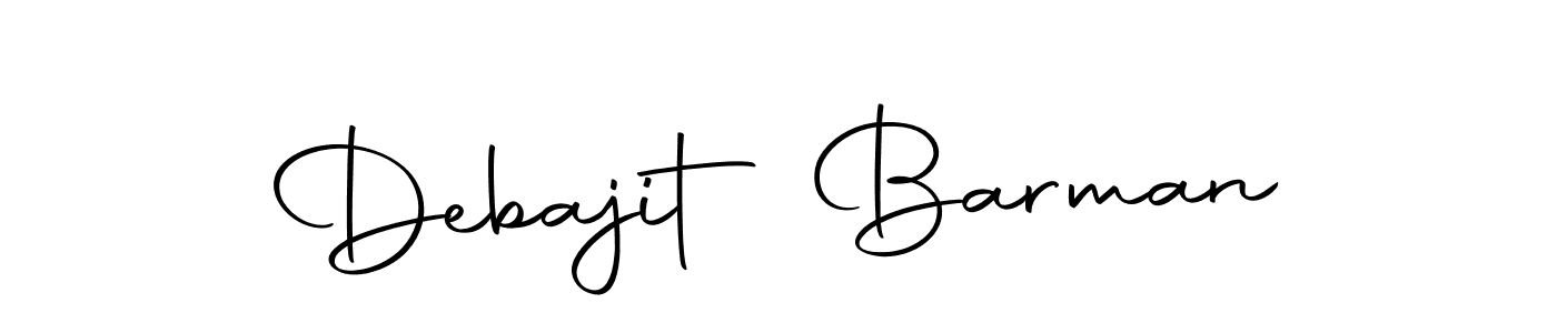 You should practise on your own different ways (Autography-DOLnW) to write your name (Debajit Barman) in signature. don't let someone else do it for you. Debajit Barman signature style 10 images and pictures png