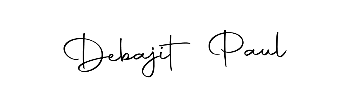 Design your own signature with our free online signature maker. With this signature software, you can create a handwritten (Autography-DOLnW) signature for name Debajit Paul. Debajit Paul signature style 10 images and pictures png