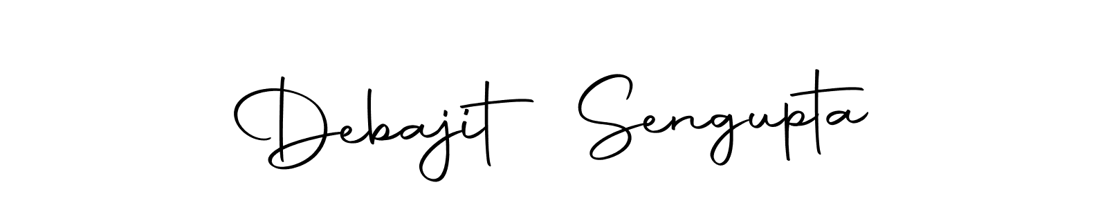 How to make Debajit Sengupta name signature. Use Autography-DOLnW style for creating short signs online. This is the latest handwritten sign. Debajit Sengupta signature style 10 images and pictures png