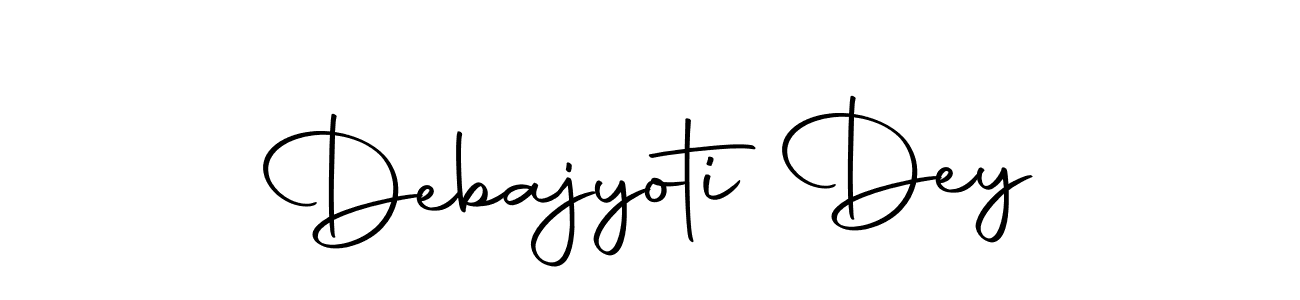 How to make Debajyoti Dey name signature. Use Autography-DOLnW style for creating short signs online. This is the latest handwritten sign. Debajyoti Dey signature style 10 images and pictures png