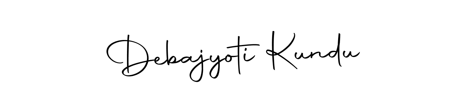 How to make Debajyoti Kundu name signature. Use Autography-DOLnW style for creating short signs online. This is the latest handwritten sign. Debajyoti Kundu signature style 10 images and pictures png