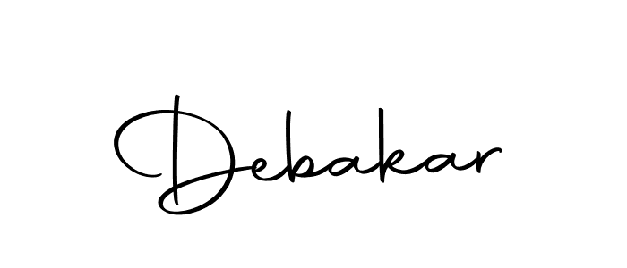 Use a signature maker to create a handwritten signature online. With this signature software, you can design (Autography-DOLnW) your own signature for name Debakar. Debakar signature style 10 images and pictures png