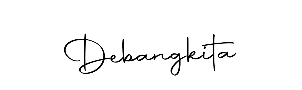 Create a beautiful signature design for name Debangkita. With this signature (Autography-DOLnW) fonts, you can make a handwritten signature for free. Debangkita signature style 10 images and pictures png