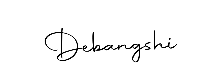 Use a signature maker to create a handwritten signature online. With this signature software, you can design (Autography-DOLnW) your own signature for name Debangshi. Debangshi signature style 10 images and pictures png