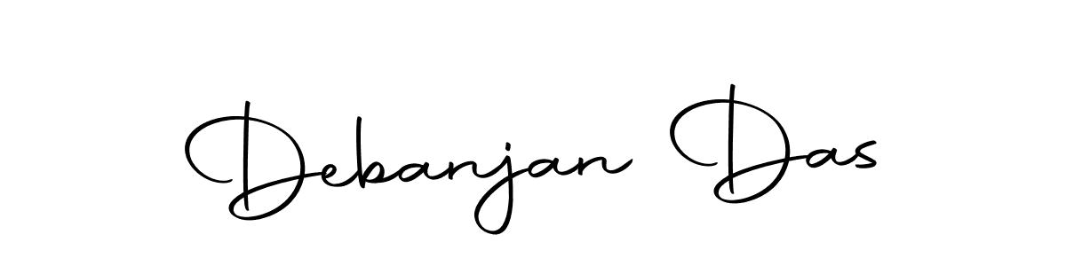 Create a beautiful signature design for name Debanjan Das. With this signature (Autography-DOLnW) fonts, you can make a handwritten signature for free. Debanjan Das signature style 10 images and pictures png