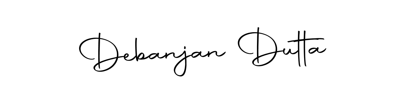 You should practise on your own different ways (Autography-DOLnW) to write your name (Debanjan Dutta) in signature. don't let someone else do it for you. Debanjan Dutta signature style 10 images and pictures png