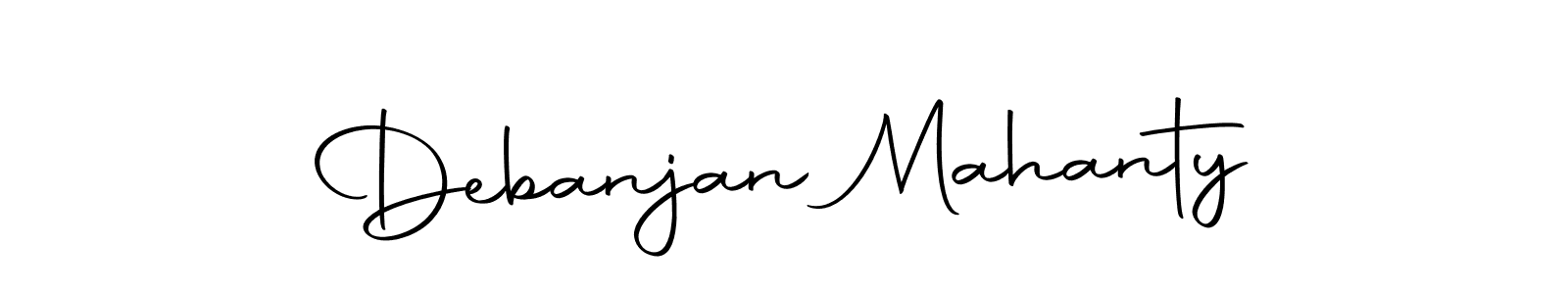 Create a beautiful signature design for name Debanjan Mahanty. With this signature (Autography-DOLnW) fonts, you can make a handwritten signature for free. Debanjan Mahanty signature style 10 images and pictures png