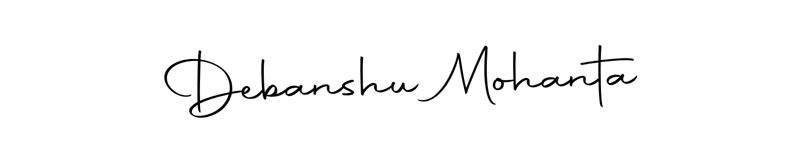 Create a beautiful signature design for name Debanshu Mohanta. With this signature (Autography-DOLnW) fonts, you can make a handwritten signature for free. Debanshu Mohanta signature style 10 images and pictures png