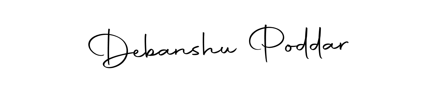 Use a signature maker to create a handwritten signature online. With this signature software, you can design (Autography-DOLnW) your own signature for name Debanshu Poddar. Debanshu Poddar signature style 10 images and pictures png