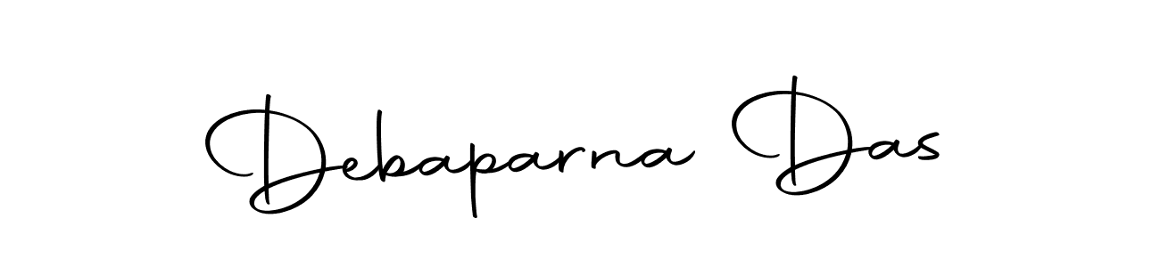 Create a beautiful signature design for name Debaparna Das. With this signature (Autography-DOLnW) fonts, you can make a handwritten signature for free. Debaparna Das signature style 10 images and pictures png