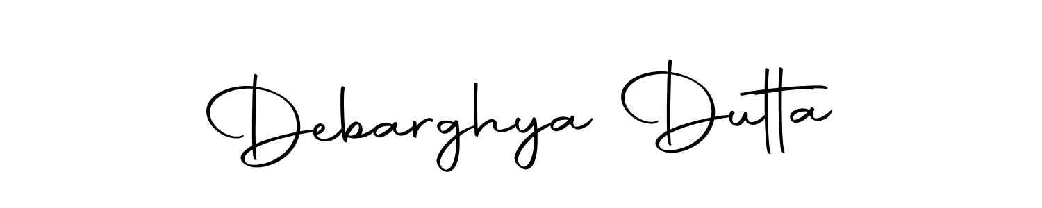 Design your own signature with our free online signature maker. With this signature software, you can create a handwritten (Autography-DOLnW) signature for name Debarghya Dutta. Debarghya Dutta signature style 10 images and pictures png