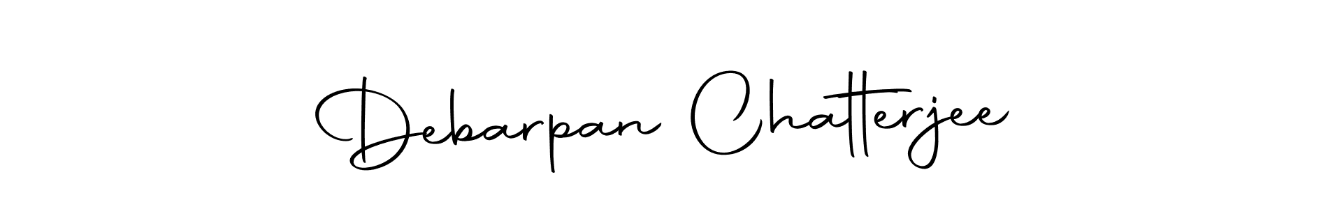 The best way (Autography-DOLnW) to make a short signature is to pick only two or three words in your name. The name Debarpan Chatterjee include a total of six letters. For converting this name. Debarpan Chatterjee signature style 10 images and pictures png