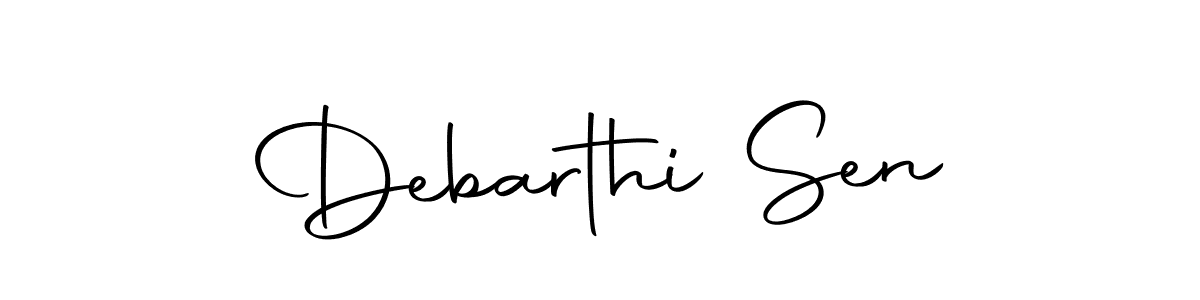 Autography-DOLnW is a professional signature style that is perfect for those who want to add a touch of class to their signature. It is also a great choice for those who want to make their signature more unique. Get Debarthi Sen name to fancy signature for free. Debarthi Sen signature style 10 images and pictures png