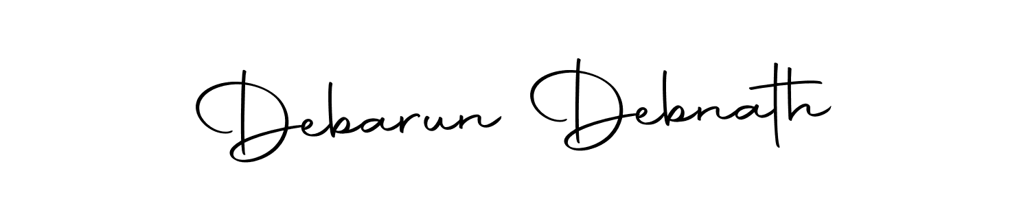 How to make Debarun Debnath signature? Autography-DOLnW is a professional autograph style. Create handwritten signature for Debarun Debnath name. Debarun Debnath signature style 10 images and pictures png