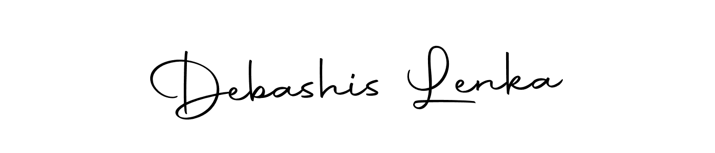 Create a beautiful signature design for name Debashis Lenka. With this signature (Autography-DOLnW) fonts, you can make a handwritten signature for free. Debashis Lenka signature style 10 images and pictures png