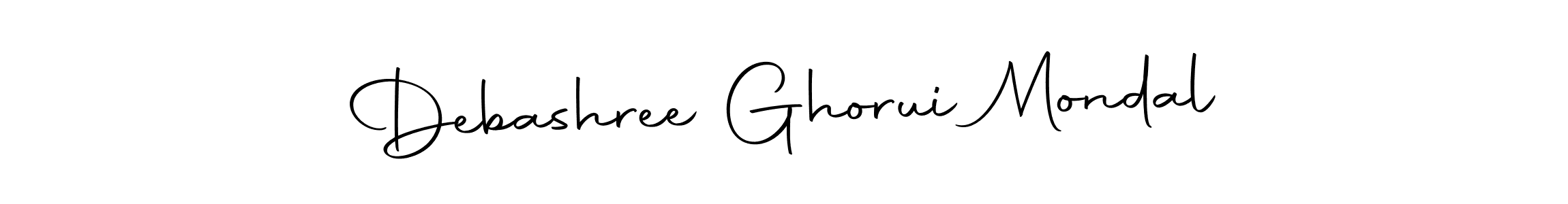 Create a beautiful signature design for name Debashree Ghorui Mondal. With this signature (Autography-DOLnW) fonts, you can make a handwritten signature for free. Debashree Ghorui Mondal signature style 10 images and pictures png