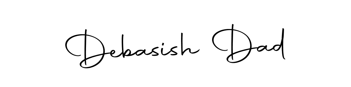 Debasish Dad stylish signature style. Best Handwritten Sign (Autography-DOLnW) for my name. Handwritten Signature Collection Ideas for my name Debasish Dad. Debasish Dad signature style 10 images and pictures png