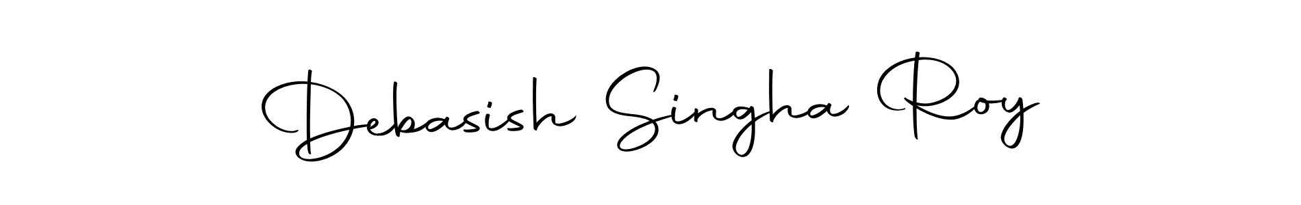 How to make Debasish Singha Roy name signature. Use Autography-DOLnW style for creating short signs online. This is the latest handwritten sign. Debasish Singha Roy signature style 10 images and pictures png
