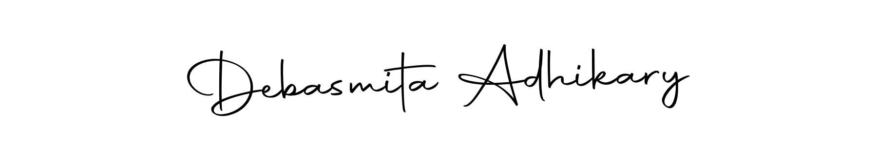 Debasmita Adhikary stylish signature style. Best Handwritten Sign (Autography-DOLnW) for my name. Handwritten Signature Collection Ideas for my name Debasmita Adhikary. Debasmita Adhikary signature style 10 images and pictures png