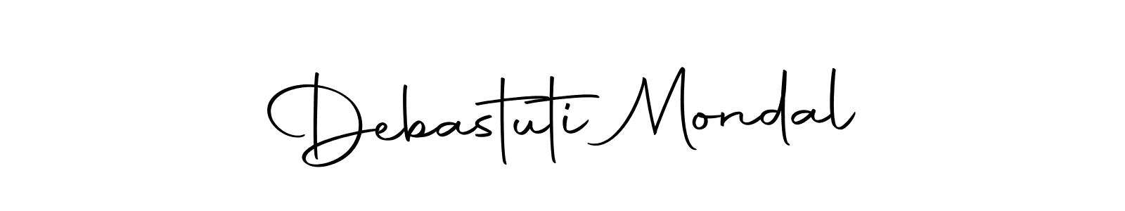 Use a signature maker to create a handwritten signature online. With this signature software, you can design (Autography-DOLnW) your own signature for name Debastuti Mondal. Debastuti Mondal signature style 10 images and pictures png