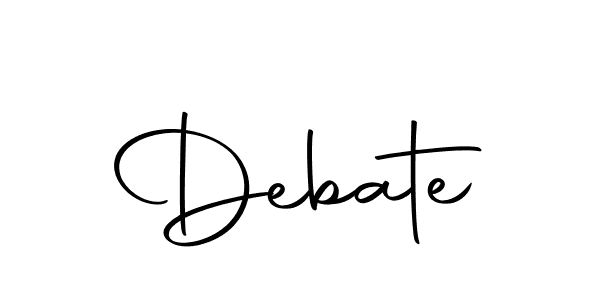 How to make Debate signature? Autography-DOLnW is a professional autograph style. Create handwritten signature for Debate name. Debate signature style 10 images and pictures png