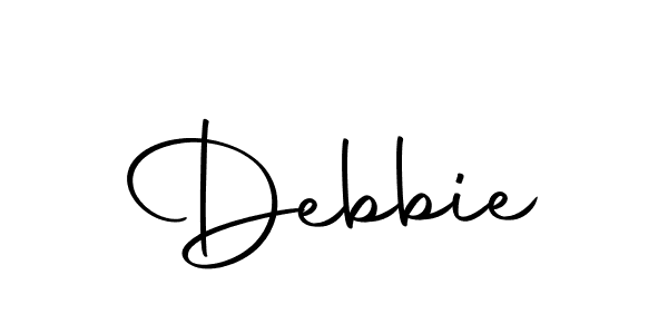 How to make Debbie name signature. Use Autography-DOLnW style for creating short signs online. This is the latest handwritten sign. Debbie signature style 10 images and pictures png