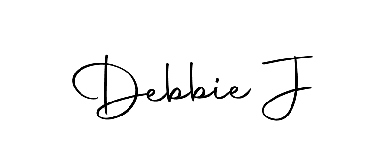 Similarly Autography-DOLnW is the best handwritten signature design. Signature creator online .You can use it as an online autograph creator for name Debbie J. Debbie J signature style 10 images and pictures png