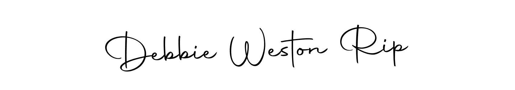 This is the best signature style for the Debbie Weston Rip name. Also you like these signature font (Autography-DOLnW). Mix name signature. Debbie Weston Rip signature style 10 images and pictures png