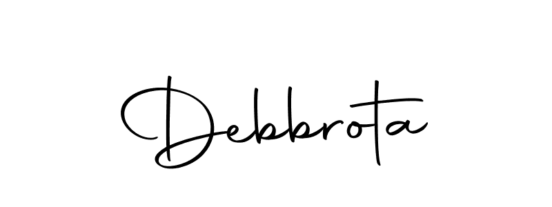 Similarly Autography-DOLnW is the best handwritten signature design. Signature creator online .You can use it as an online autograph creator for name Debbrota. Debbrota signature style 10 images and pictures png