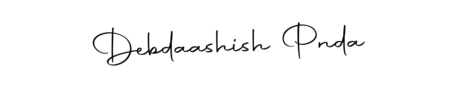Create a beautiful signature design for name Debdaashish Pnda. With this signature (Autography-DOLnW) fonts, you can make a handwritten signature for free. Debdaashish Pnda signature style 10 images and pictures png