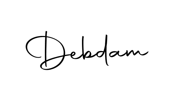 How to make Debdam signature? Autography-DOLnW is a professional autograph style. Create handwritten signature for Debdam name. Debdam signature style 10 images and pictures png