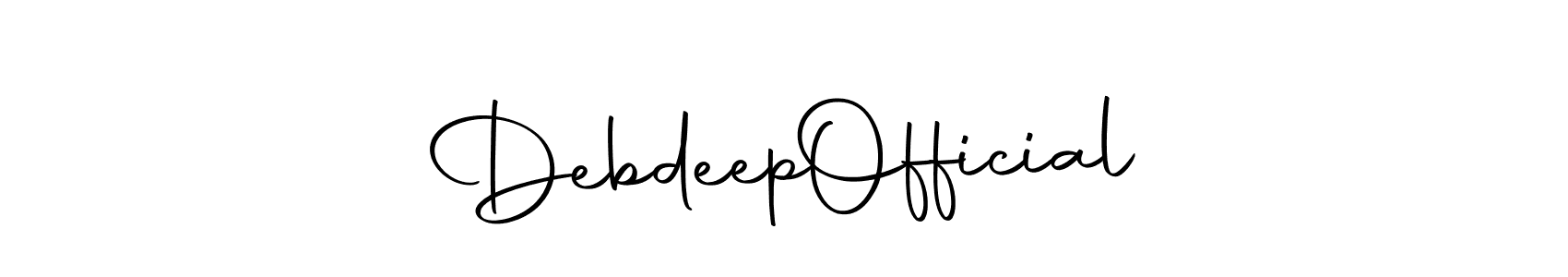 It looks lik you need a new signature style for name Debdeep  Official. Design unique handwritten (Autography-DOLnW) signature with our free signature maker in just a few clicks. Debdeep  Official signature style 10 images and pictures png
