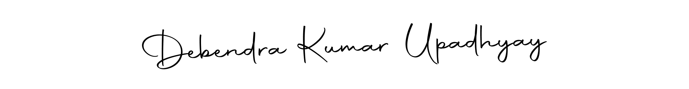 You should practise on your own different ways (Autography-DOLnW) to write your name (Debendra Kumar Upadhyay) in signature. don't let someone else do it for you. Debendra Kumar Upadhyay signature style 10 images and pictures png