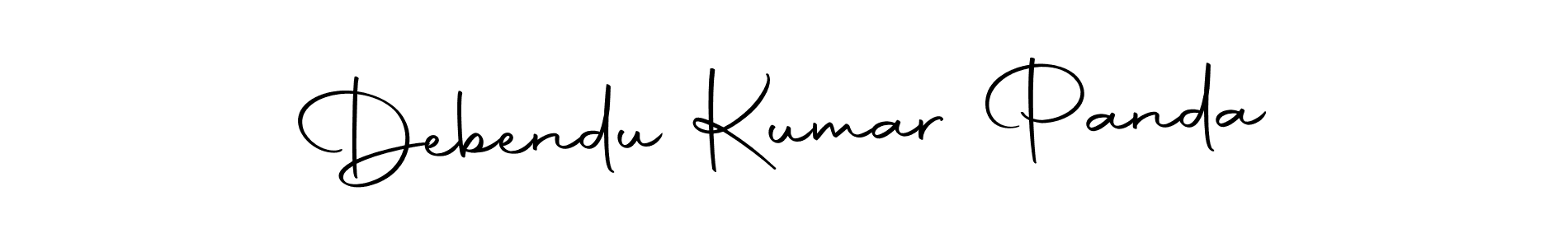 How to make Debendu Kumar Panda name signature. Use Autography-DOLnW style for creating short signs online. This is the latest handwritten sign. Debendu Kumar Panda signature style 10 images and pictures png