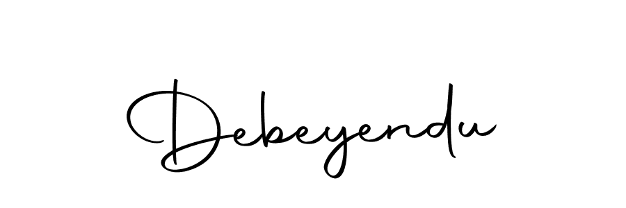 The best way (Autography-DOLnW) to make a short signature is to pick only two or three words in your name. The name Debeyendu include a total of six letters. For converting this name. Debeyendu signature style 10 images and pictures png