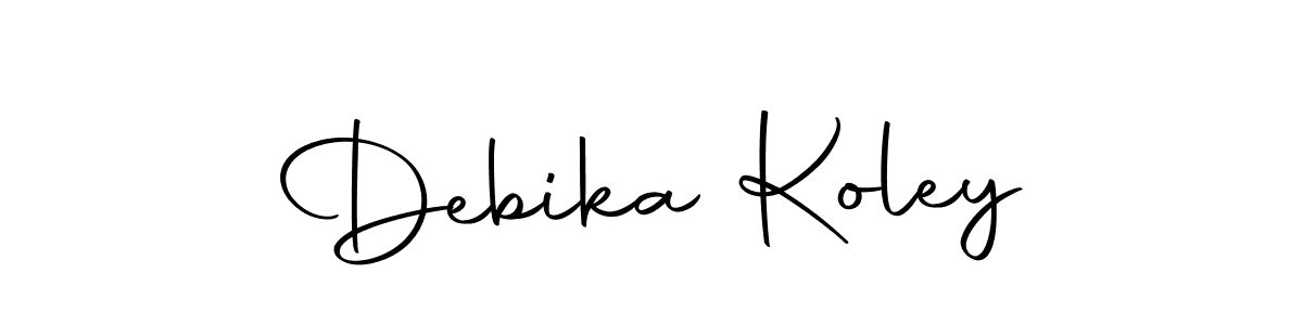 Make a beautiful signature design for name Debika Koley. With this signature (Autography-DOLnW) style, you can create a handwritten signature for free. Debika Koley signature style 10 images and pictures png