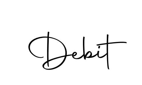 Create a beautiful signature design for name Debit. With this signature (Autography-DOLnW) fonts, you can make a handwritten signature for free. Debit signature style 10 images and pictures png