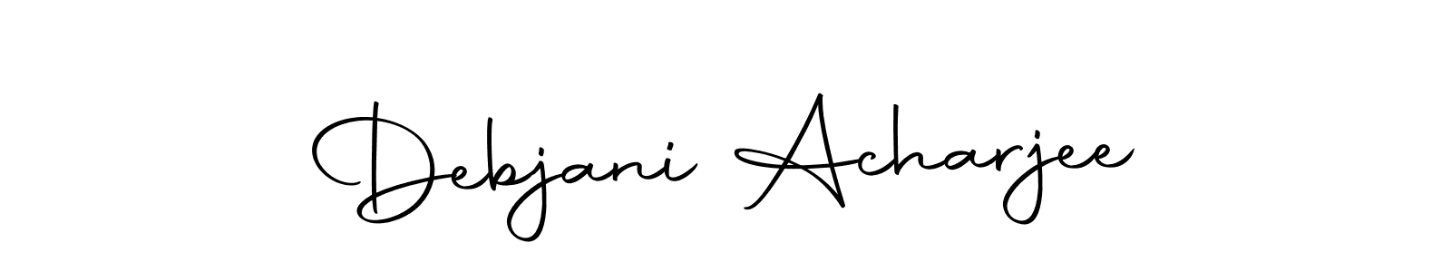 Autography-DOLnW is a professional signature style that is perfect for those who want to add a touch of class to their signature. It is also a great choice for those who want to make their signature more unique. Get Debjani Acharjee name to fancy signature for free. Debjani Acharjee signature style 10 images and pictures png