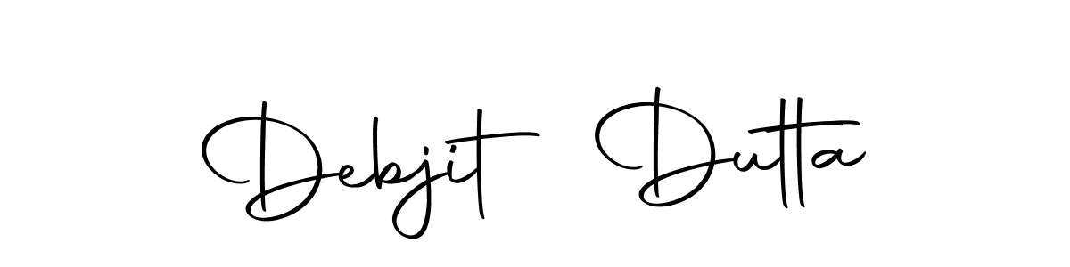 How to make Debjit Dutta signature? Autography-DOLnW is a professional autograph style. Create handwritten signature for Debjit Dutta name. Debjit Dutta signature style 10 images and pictures png