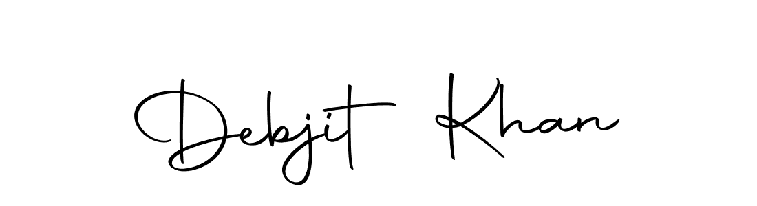 How to make Debjit Khan name signature. Use Autography-DOLnW style for creating short signs online. This is the latest handwritten sign. Debjit Khan signature style 10 images and pictures png