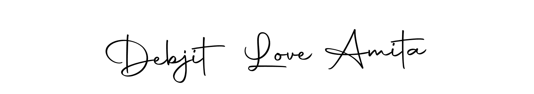 Also You can easily find your signature by using the search form. We will create Debjit Love Amita name handwritten signature images for you free of cost using Autography-DOLnW sign style. Debjit Love Amita signature style 10 images and pictures png