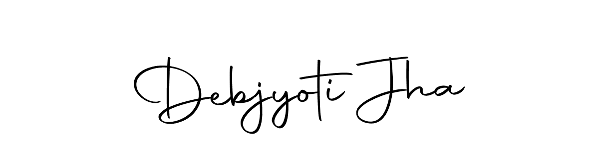 Make a beautiful signature design for name Debjyoti Jha. With this signature (Autography-DOLnW) style, you can create a handwritten signature for free. Debjyoti Jha signature style 10 images and pictures png