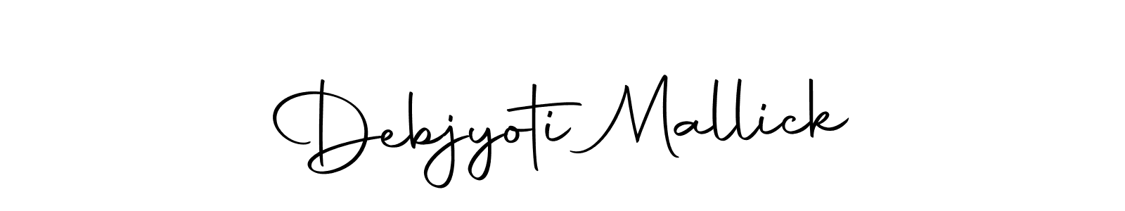 How to make Debjyoti Mallick signature? Autography-DOLnW is a professional autograph style. Create handwritten signature for Debjyoti Mallick name. Debjyoti Mallick signature style 10 images and pictures png